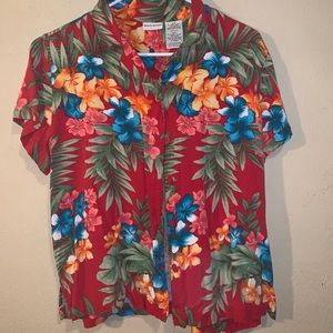 “Hawaiian Tourist” button up